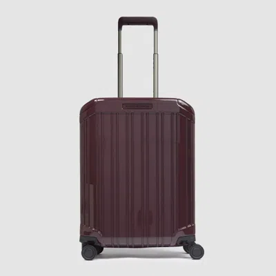 Piquadro Trolley Rigid Hand Luggage Adult Unisex  Bv4425pql-bo Bordeaux In Burgundy