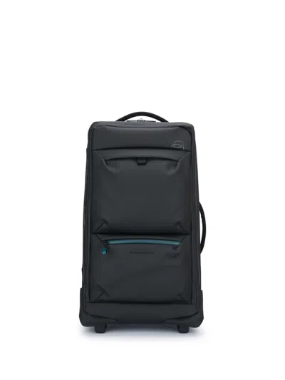 Piquadro Two-wheel Suitcase In 黑色