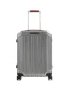 Piquadro Ultra Slim Cabin Suitcase In Silver
