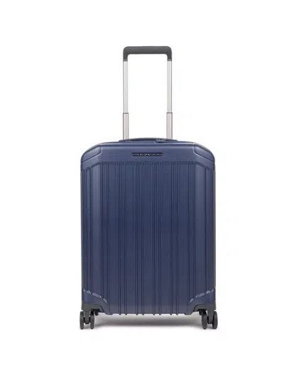 Piquadro Ultra Slim Four Wheel Hardside Cabin Trolley In Gray