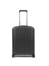 Piquadro Ultra Slim Four Wheel Hardside Cabin Trolley In Black