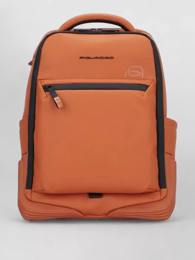 Piquadro Zaino Underseat Ryanair In Tessuto Espansione In Brown