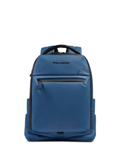 Piquadro Underseater Water-resistant Backpack In Blue