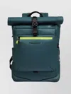 Piquadro Urban Roll Top Backpack For Daily Use In Blue