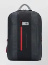 Piquadro Versatile Backpack Featuring Adjustable Straps In Blue