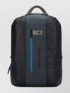 Piquadro Versatile Backpack Featuring Adjustable Straps In Black