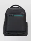 Piquadro Versatile Backpack Featuring Multiple Pockets In Black