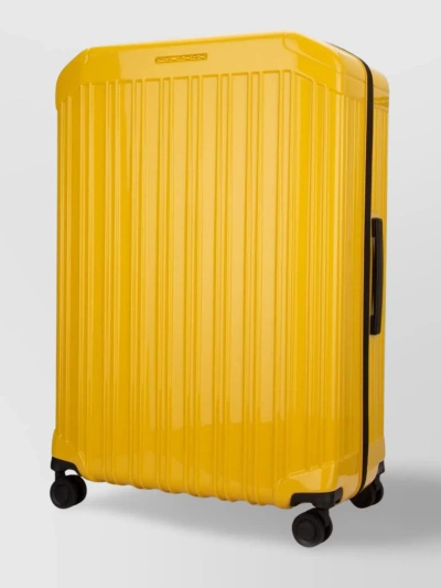 Piquadro Versatile Hardshell Travel Companion In Yellow