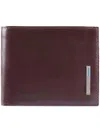 Piquadro Leather Coin-pocket Wallet