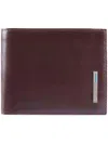 Piquadro Leather Coin-pocket Wallet