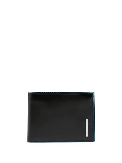 Piquadro Calf-leather Wallet In Black