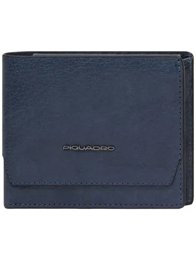 Piquadro Wallet In Blue