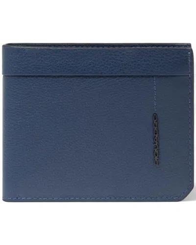 Piquadro Wallet Kiri Man Blue Leather - Pu3891w137r-blu
