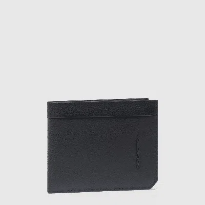 Piquadro Wallet Kiri Man Leather Black - Pu4188w137r-n