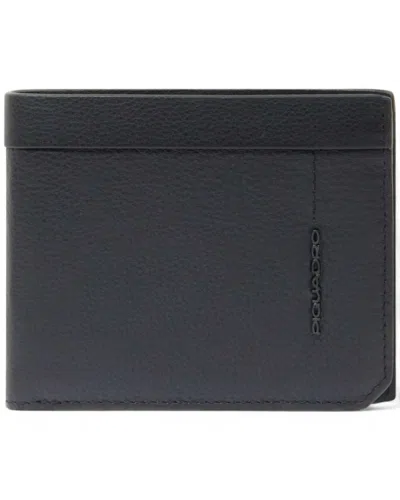 Piquadro Wallet Kiri Man Leather Black - Pu4518w137r-n