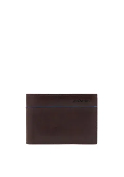 Piquadro Wallet Man  Pu1392b2vr-mo Brown In Burgundy