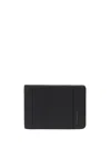 Piquadro Wallet Man  Pu1392s134r-n Black In Burgundy