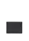 Piquadro Wallet Man  Pu257s135r-n Black In Black