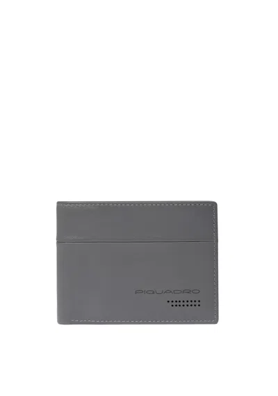Piquadro Wallet Man  Pu257ub00r-gr Grey In Gray