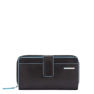 Piquadro Wallets Black In Nero Neri E Grigi