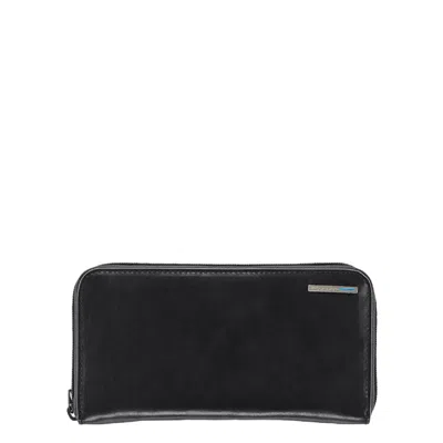 Piquadro Wallets Black In Nero Neri E Grigi