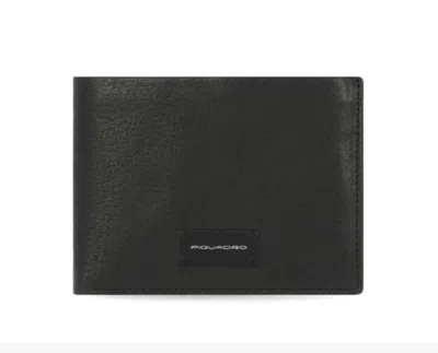 Piquadro Wallets Black In Nero Neri E Grigi