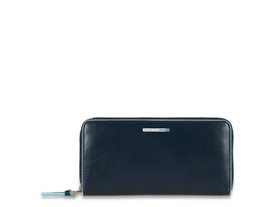 Piquadro Wallets Blue In Blu Blu E Verdi