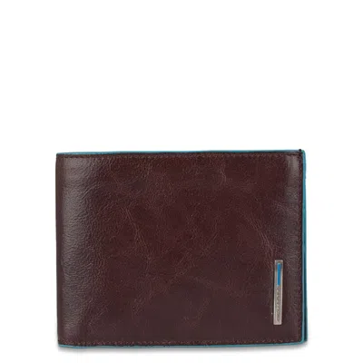 Piquadro Wallets Dark Brown In Testa Di Moro Marroni