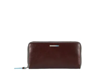 Piquadro Wallets Dark Brown In Testa Di Moro Marroni