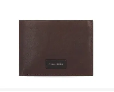 Piquadro Wallets Dark Brown In Testa Di Moro Marroni