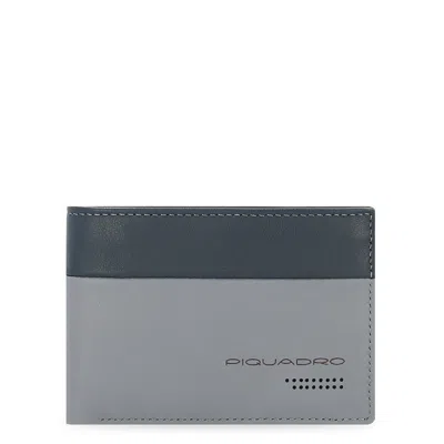 Piquadro Wallets Grey In Grigio Neri E Grigi