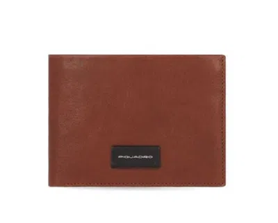 Piquadro Wallets Leather Brown In Cuoio Marroni