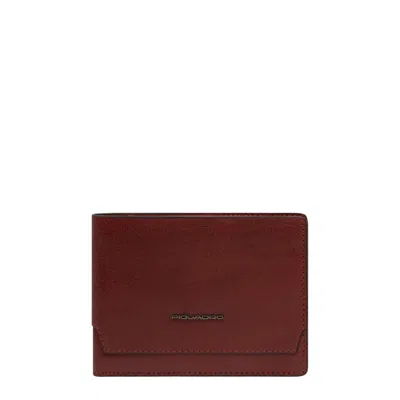 Piquadro Wallets Leather In Cuoio Scuri