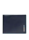 Piquadro Detachable-panel Wallet In Blue