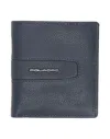 Piquadro Wallets In Midnight Blue