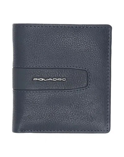 Piquadro Wallets In Midnight Blue