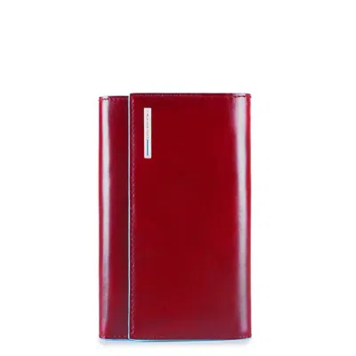 Piquadro Wallets Red In Rosso Vivaci