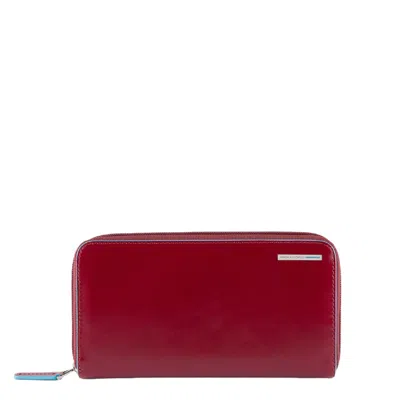Piquadro Wallets Red In Rosso Vivaci