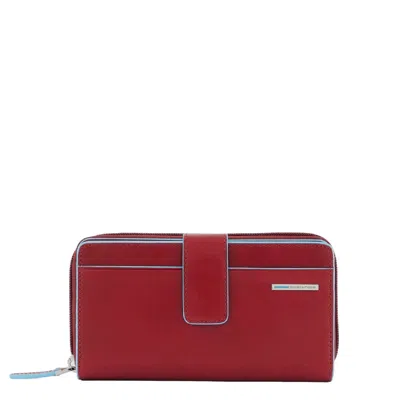 Piquadro Wallets Red In Rosso Vivaci
