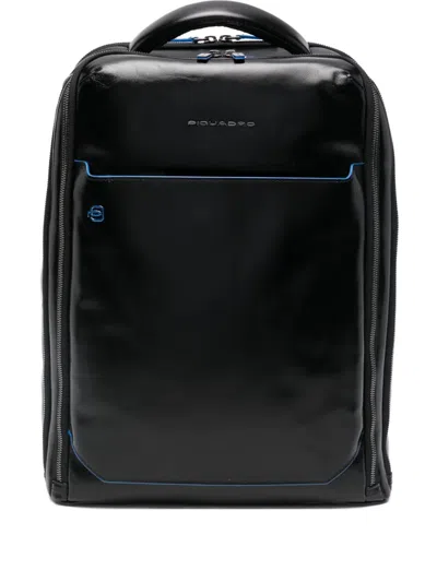 Piquadro Water-resistant Backpack In Black
