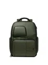 Piquadro Water-resistant Backpack In Green