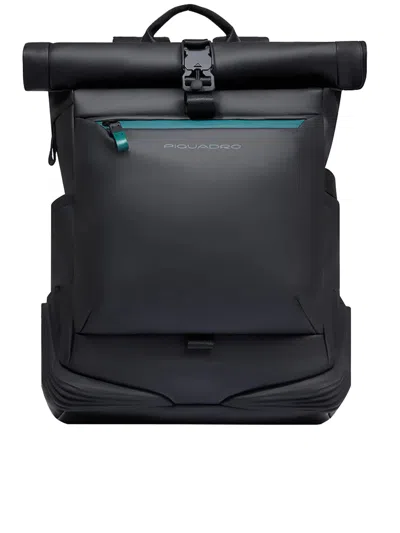 Piquadro Waterproof Roll-top Backpack For 15.6" Laptop