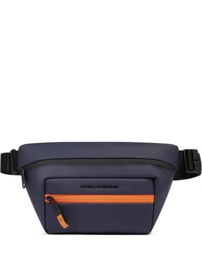 Piquadro Water-resistant Belt Bag In Blue
