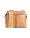 Piquadro Woman Cross-body Bag Tan Size - Cow Leather, Eva (ethylene - Vinyl - Acetate), Metal In Brown