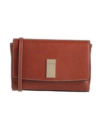 Piquadro Woman Cross-body Bag Tan Size - Bovine Leather In Brown