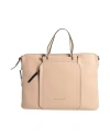 Piquadro Woman Handbag Beige Size - Cow Leather, Polyester, Eva (ethylene - Vinyl - Acetate), Metal,