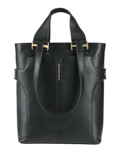 Piquadro Woman Handbag Black Size - Cow Leather, Eva (ethylene - Vinyl - Acetate), Nylon, Polyester,