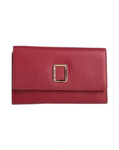 Piquadro Woman Handbag Brick Size - Bovine Leather, Metal, Polyurethane In Red