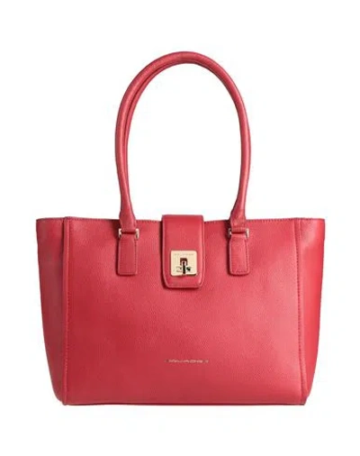 Piquadro Woman Handbag Brick Size - Cow Leather, Eva (ethylene - Vinyl - Acetate), Nylon, Polyester, In Red