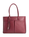 Piquadro Woman Handbag Burgundy Size - Cow Leather, Eva (ethylene - Vinyl - Acetate), Nylon, Polyest